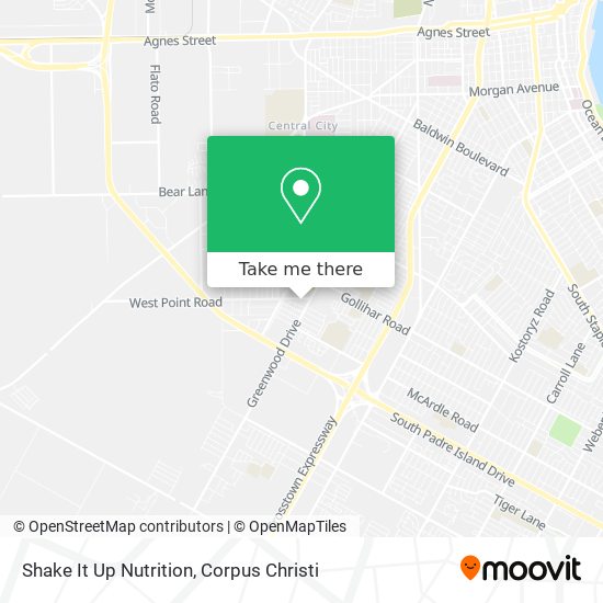 Shake It Up Nutrition map