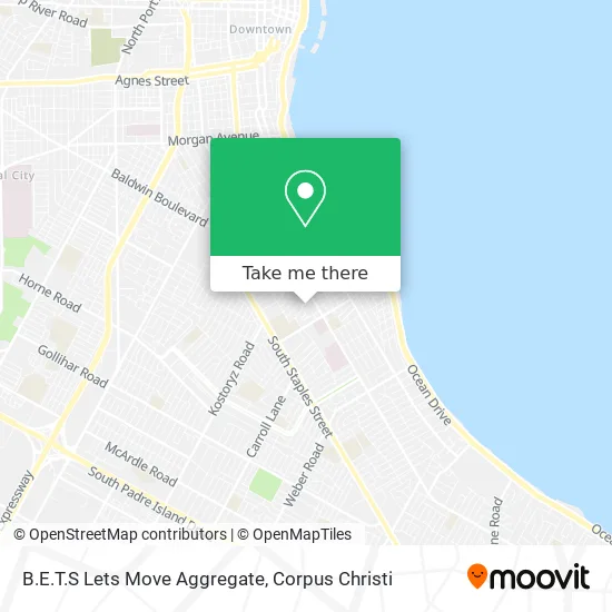 B.E.T.S Lets Move Aggregate map
