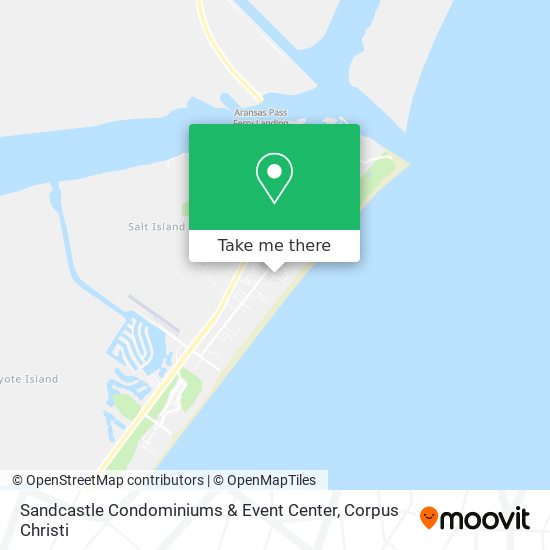 Sandcastle Condominiums & Event Center map