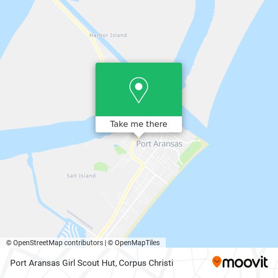 Mapa de Port Aransas Girl Scout Hut