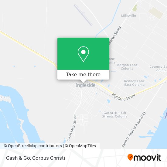 Cash & Go map