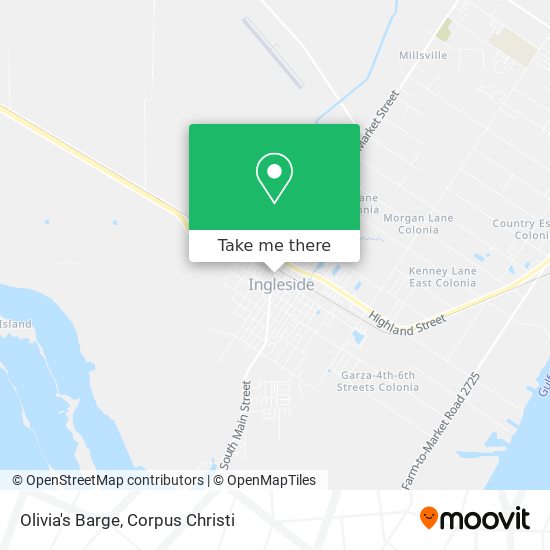Olivia's Barge map
