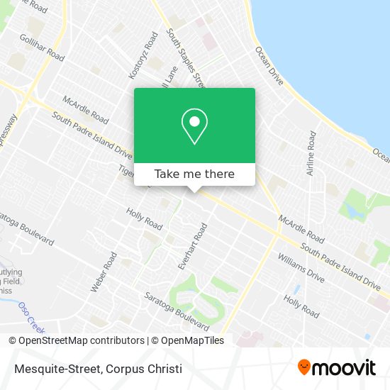 Mesquite-Street map