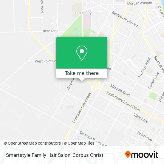 How to get to Smartstyle Family Hair Salon in Corpus Christi by Bus?