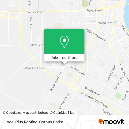 Mapa de Local Plus Roofing