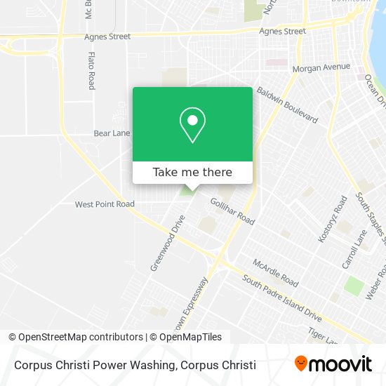 Corpus Christi Power Washing map