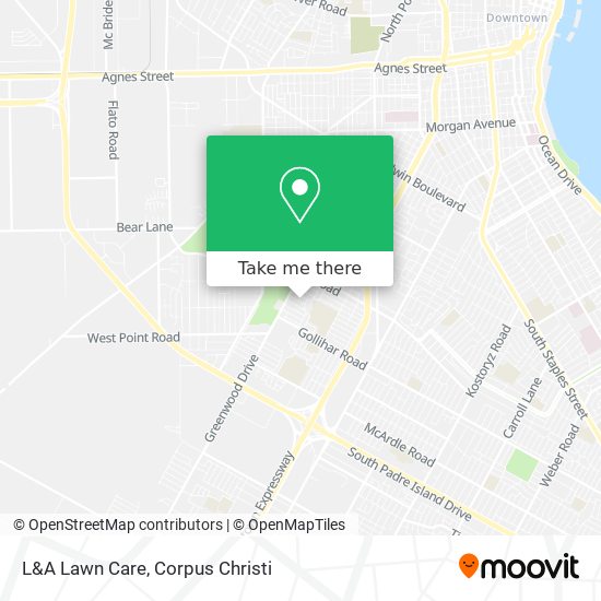 Mapa de L&A Lawn Care