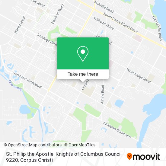 Mapa de St. Philip the Apostle, Knights of Columbus Council 9220