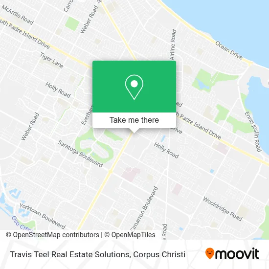 Travis Teel Real Estate Solutions map