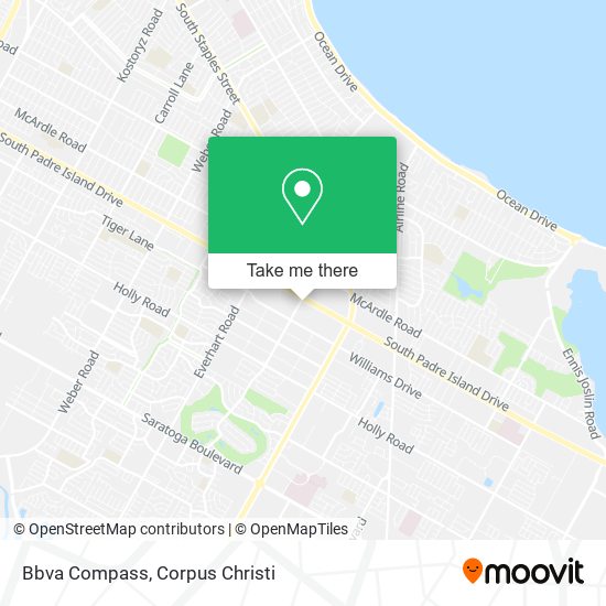 Bbva Compass map