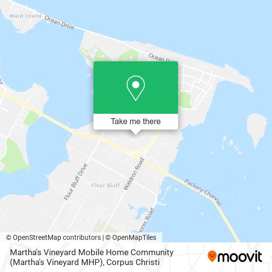 Mapa de Martha's Vineyard Mobile Home Community (Martha's Vineyard MHP)