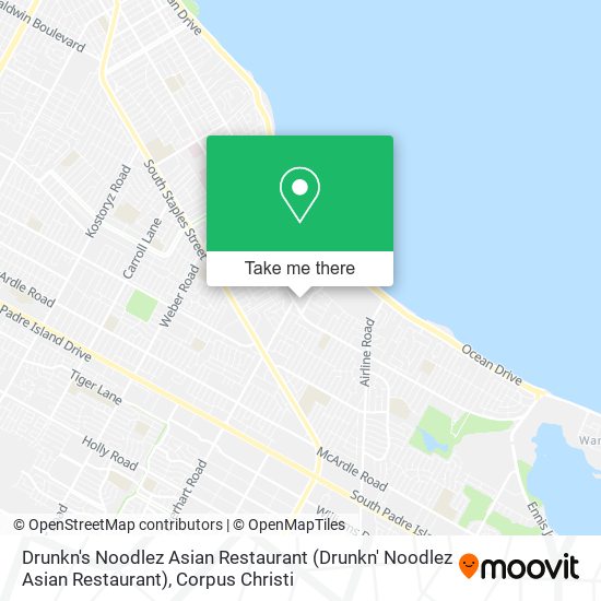 Drunkn's Noodlez Asian Restaurant map