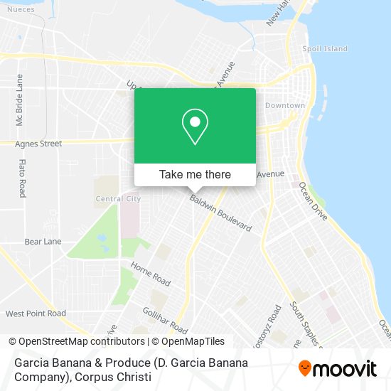 Mapa de Garcia Banana & Produce (D. Garcia Banana Company)