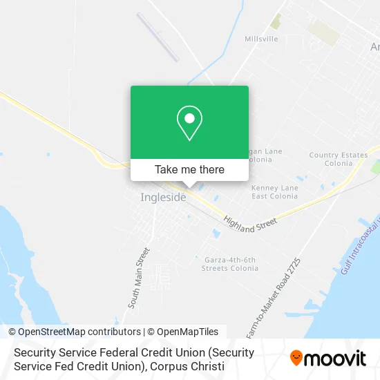 Security Service Federal Credit Union map