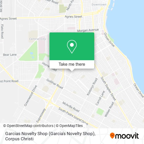 Mapa de Garcias Novelty Shop (Garcia's Novelty Shop)