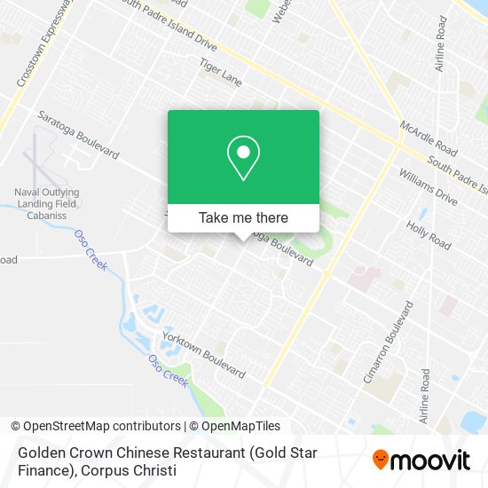 Mapa de Golden Crown Chinese Restaurant (Gold Star Finance)