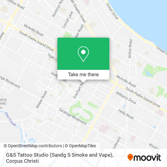 G&S Tattoo Studio (Sandg S Smoke and Vape) map