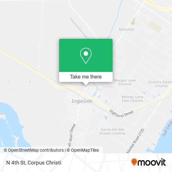 Mapa de N 4th St