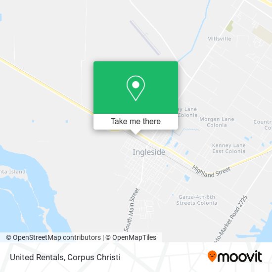 Mapa de United Rentals