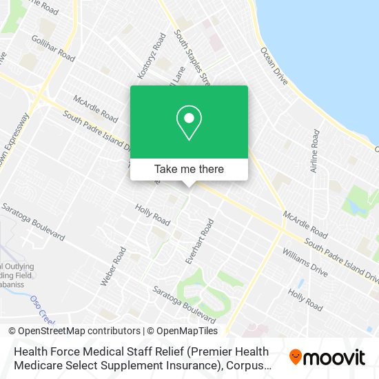 Mapa de Health Force Medical Staff Relief (Premier Health Medicare Select Supplement Insurance)