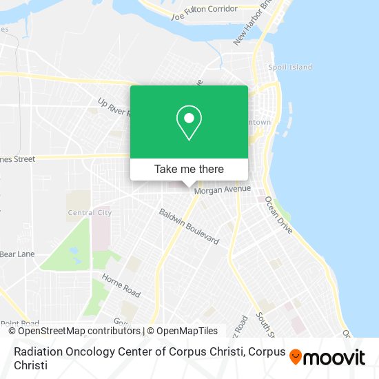 Radiation Oncology Center of Corpus Christi map