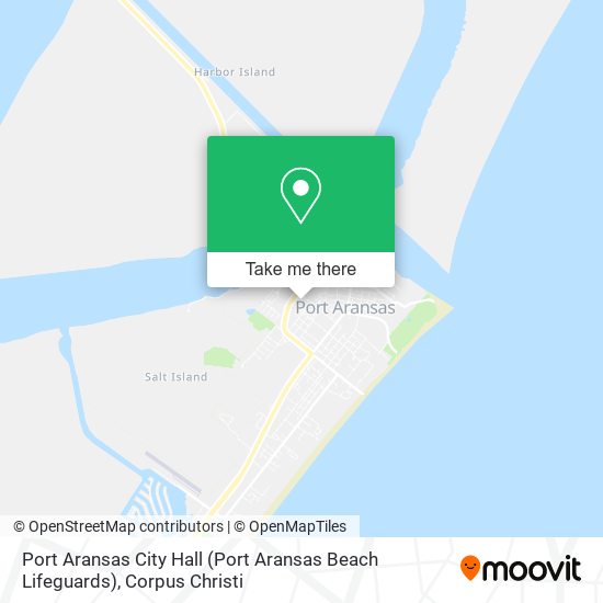 Port Aransas City Hall (Port Aransas Beach Lifeguards) map