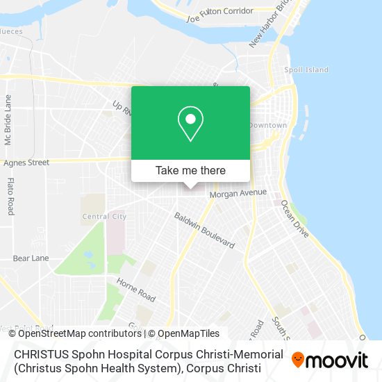 Mapa de CHRISTUS Spohn Hospital Corpus Christi-Memorial (Christus Spohn Health System)