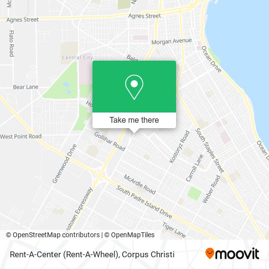 Rent-A-Center (Rent-A-Wheel) map