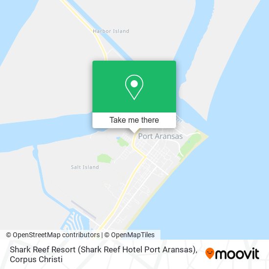 Mapa de Shark Reef Resort (Shark Reef Hotel Port Aransas)