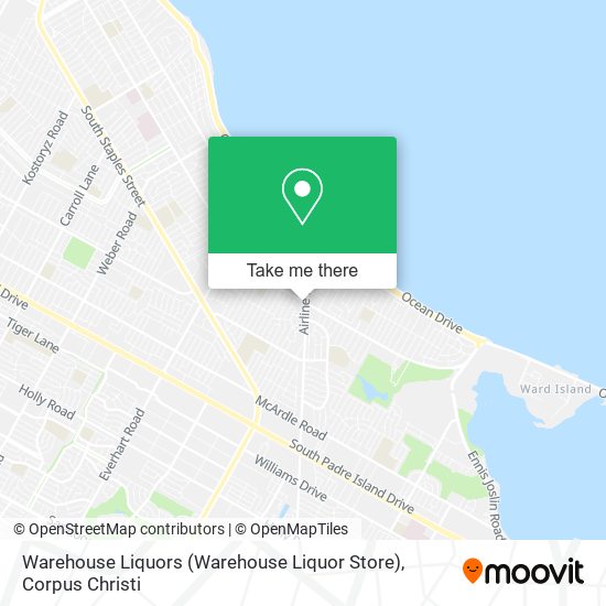 Warehouse Liquors (Warehouse Liquor Store) map