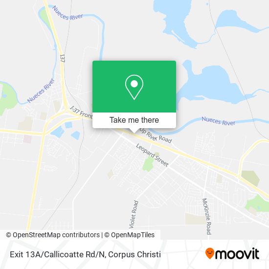 Exit 13A/Callicoatte Rd/N map