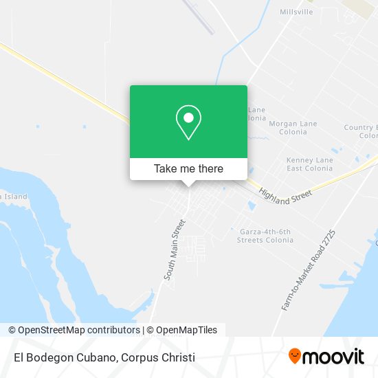 El Bodegon Cubano map