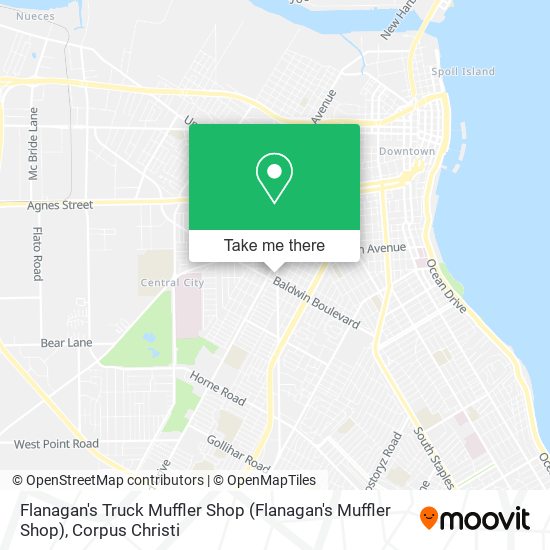 Mapa de Flanagan's Truck Muffler Shop