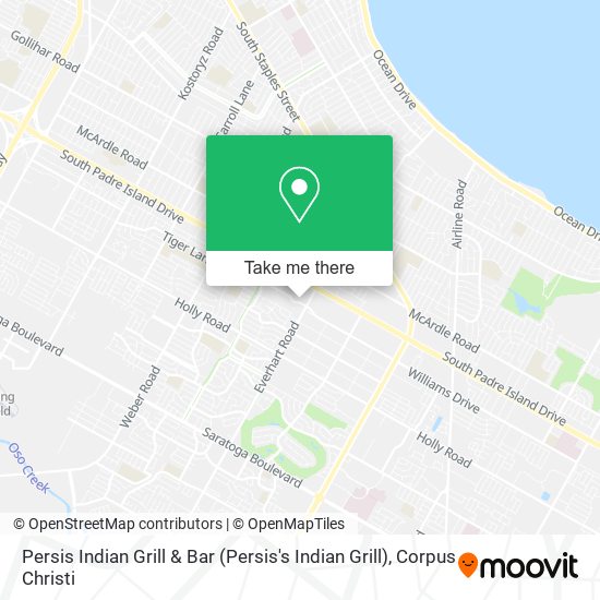 Mapa de Persis Indian Grill & Bar