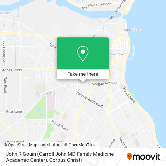 Mapa de John R Gouin (Carroll John MD-Family Medicine Academic Center)