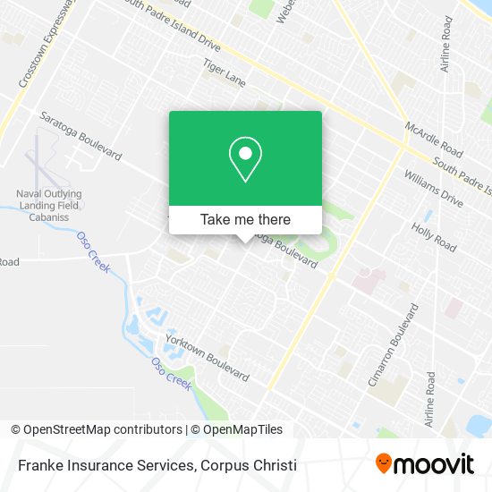 Mapa de Franke Insurance Services