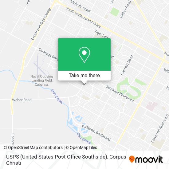 USPS (United States Post Office Southside) map