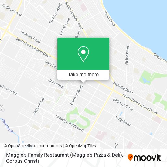 Maggie's Family Restaurant (Maggie's Pizza & Deli) map