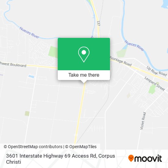 3601 Interstate Highway 69 Access Rd map