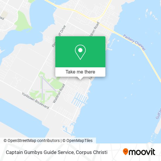 Captain Gumbys Guide Service map