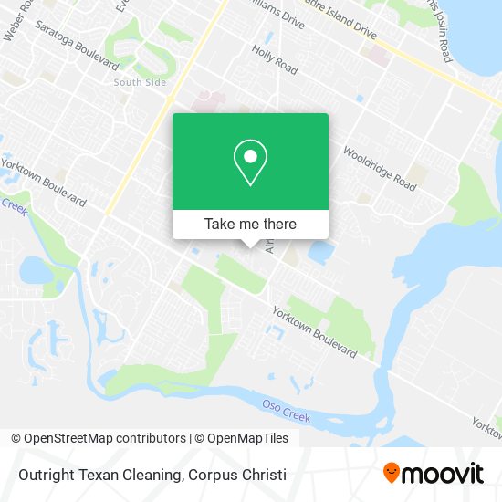 Outright Texan Cleaning map