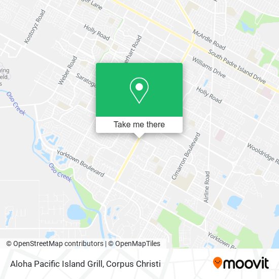 Aloha Pacific Island Grill map