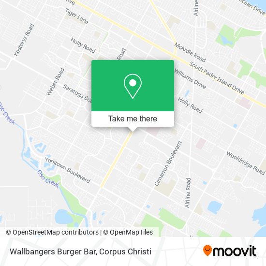Mapa de Wallbangers Burger Bar