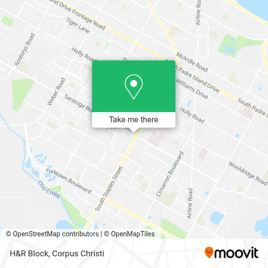 H&R Block map