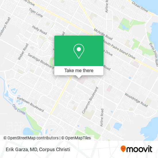 Erik Garza, MD map