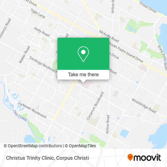 Christus Trinity Clinic map
