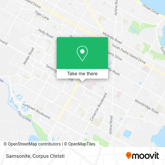 Samsonite map