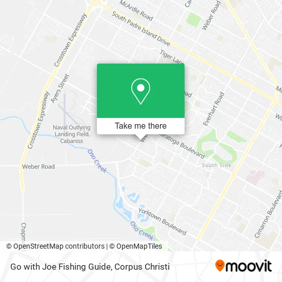 Go with Joe Fishing Guide map