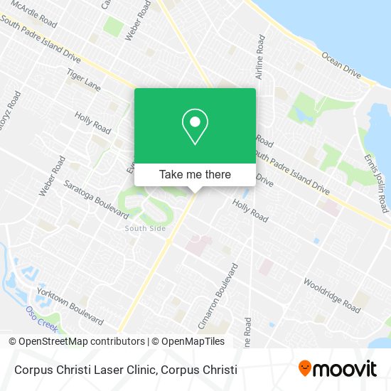 Corpus Christi Laser Clinic map