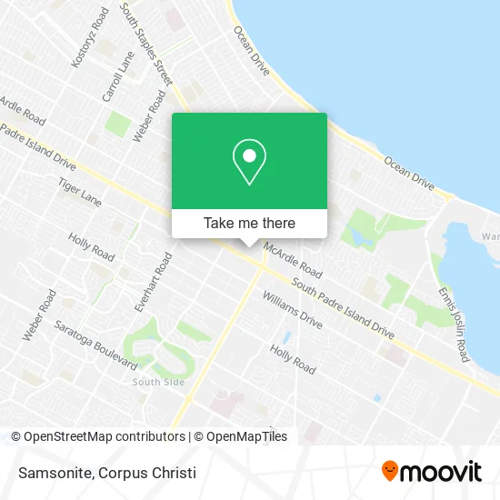 Samsonite map